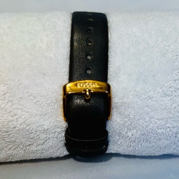 Fossil Women’s Leather Watch with Diamonds - Picture 3 of 8